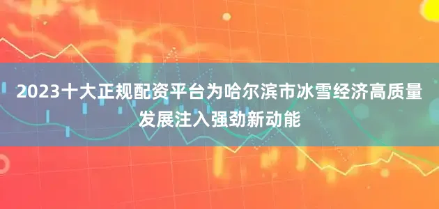 2023十大正规配资平台为哈尔滨市冰雪经济高质量发展注入强劲新动能